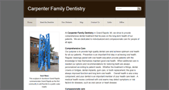 Desktop Screenshot of carpenterfamilydentistry.net